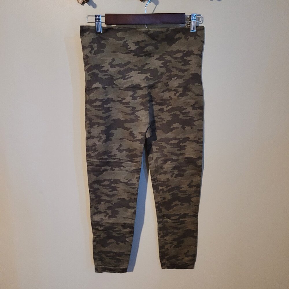 SPANX Look at Me Now Seamless Camo Leggings SZ 2X